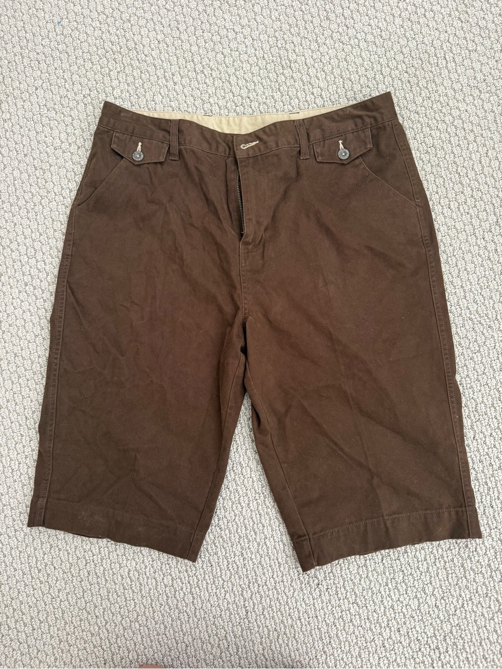 Bill Blass Brown Cotton Casual Shorts